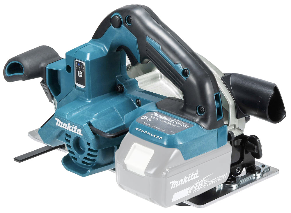 Makita Akku-Handkreissäge 165 mm – 57 mm Schnitttiefe, ADT, AWS & LED - DHS661ZU