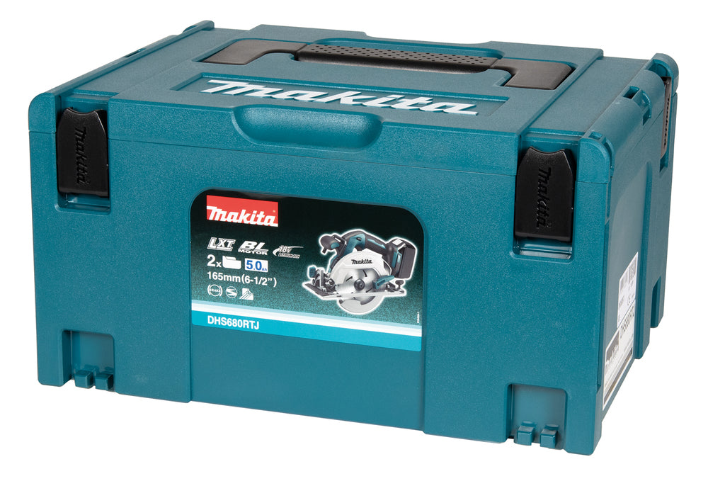 Makita Akku-Handkreissäge 165 mm – 57 mm Schnitttiefe, ADT & LED - DHS680RTJ