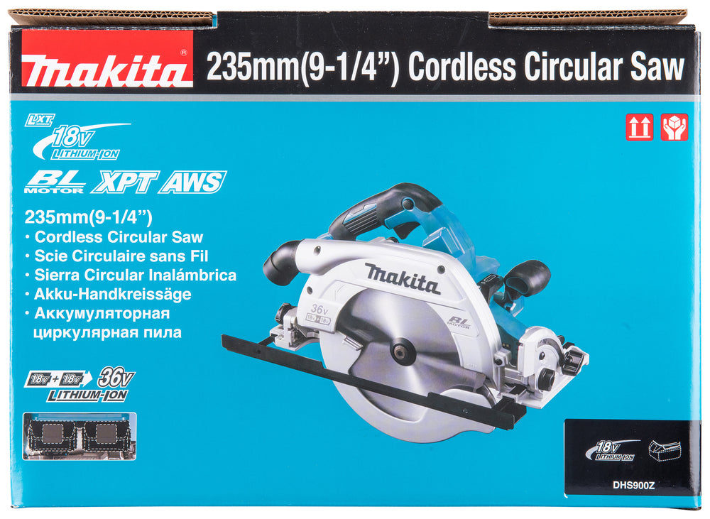 Makita Akku-Handkreissäge 235 mm – 85 mm Schnitttiefe, bürstenlos & robust - DHS900Z
