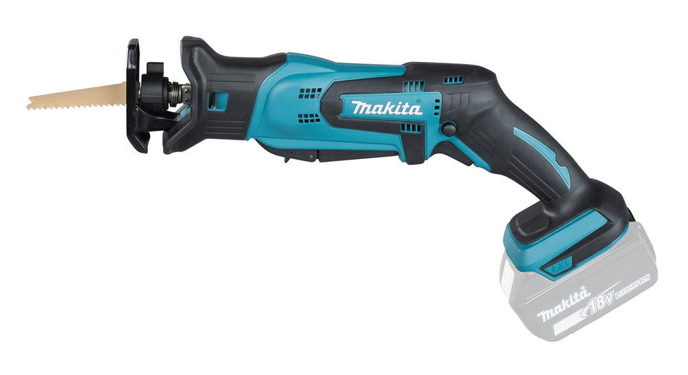Makita Akku-Reciprosäge DJR183 – kompakt, 1,7 kg leicht & werkzeugloser Sägeblattwechsel - DJR183Z