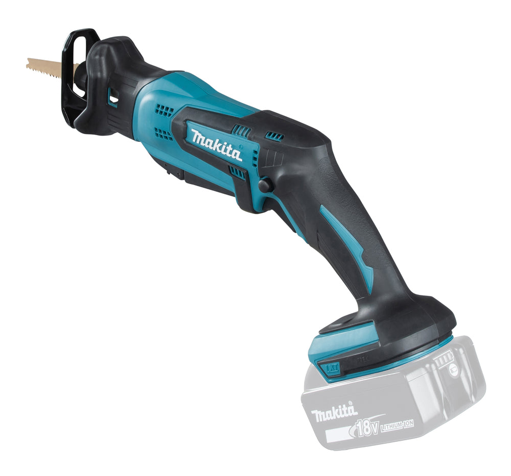 Makita Akku-Reciprosäge DJR183 – kompakt, 1,7 kg leicht & werkzeugloser Sägeblattwechsel - DJR183Z