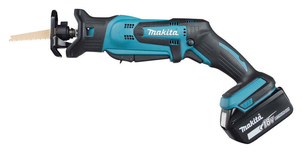 Makita Akku-Reciprosäge DJR183 – kompakt, leicht & ideal für enge Bereiche - DJR183RT1J