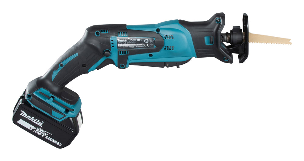 Makita Akku-Reciprosäge DJR183 – kompakt, leicht & ideal für enge Bereiche - DJR183RT1J