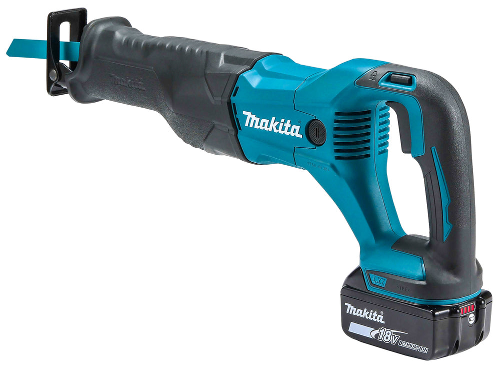 Makita Akku-Reciprosäge – kompakt, 32 mm Hubhöhe & werkzeugloser Sägeblattwechsel - DJR186RT