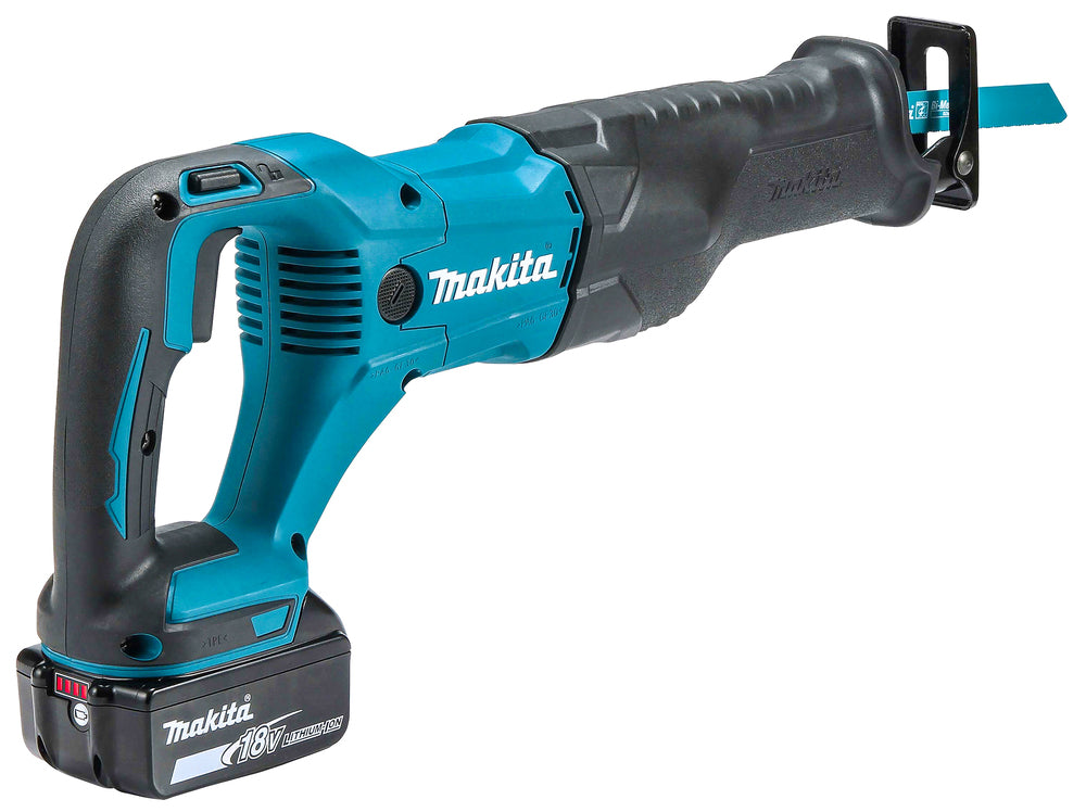 Makita Akku-Reciprosäge – kompakt, 32 mm Hubhöhe & werkzeugloser Sägeblattwechsel - DJR186RT