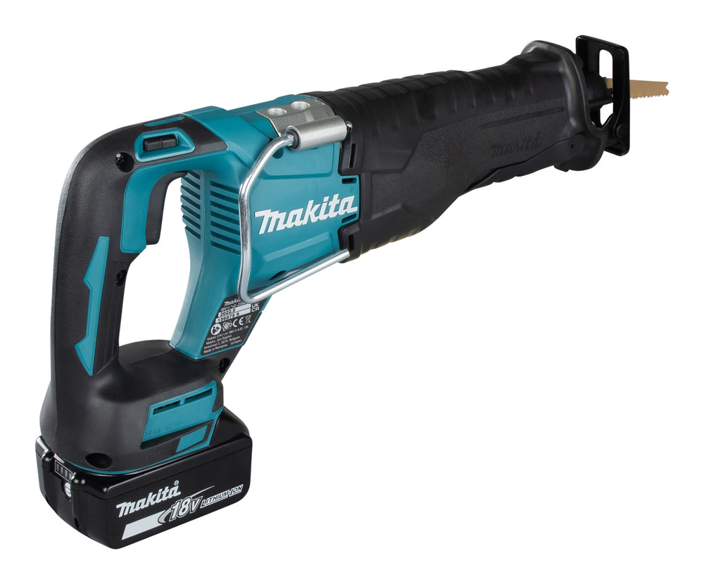 Makita Akku-Reciprosäge – bürstenlos, 32 mm Hubhöhe & werkzeugloser Sägeblattwechsel - DJR187RT
