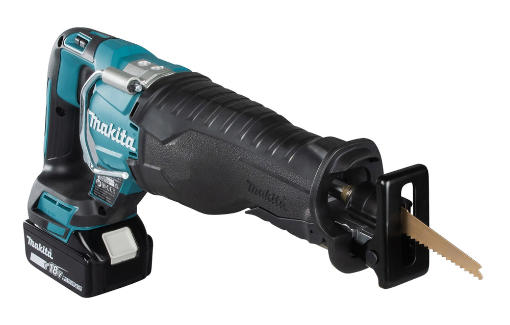 Makita Akku-Reciprosäge – bürstenlos, 32 mm Hubhöhe & werkzeugloser Sägeblattwechsel - DJR187RT