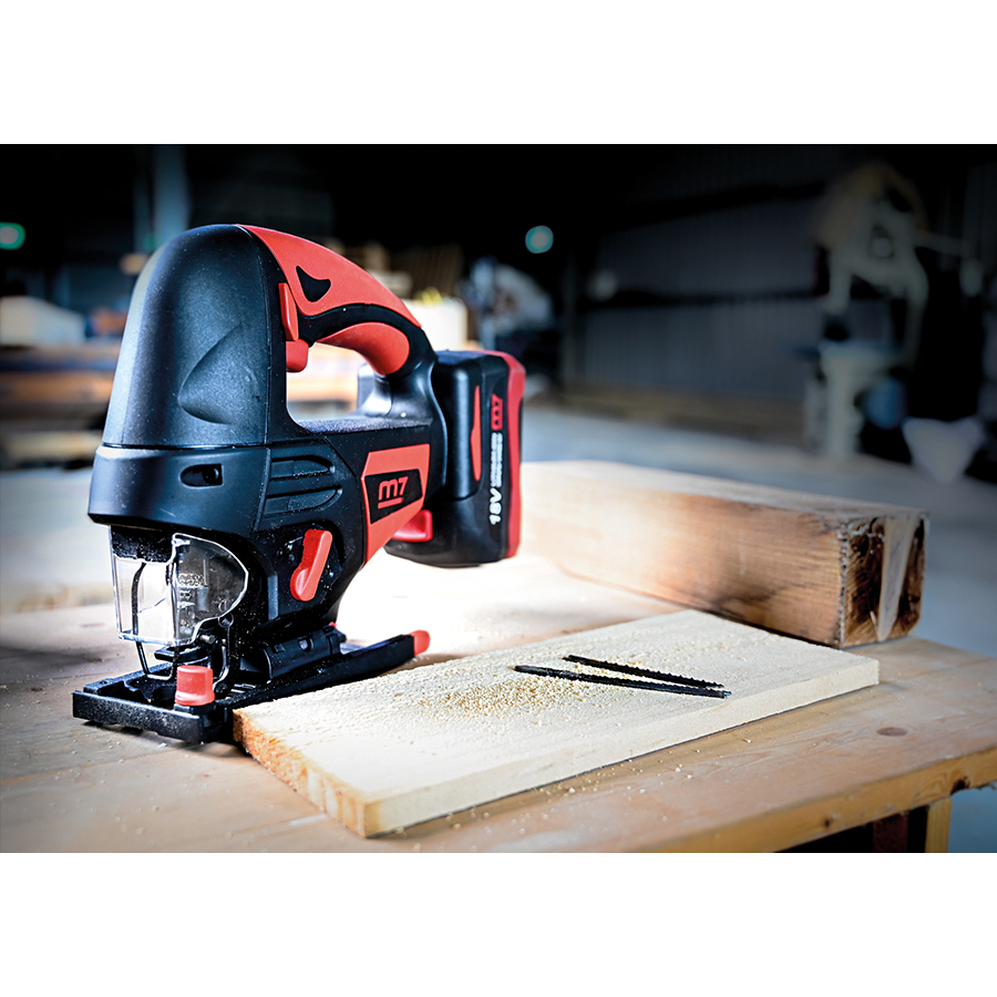 M7 Power-Werkzeuge - Akku-Pendelhubstichsäge 18V  5Ah DJS101