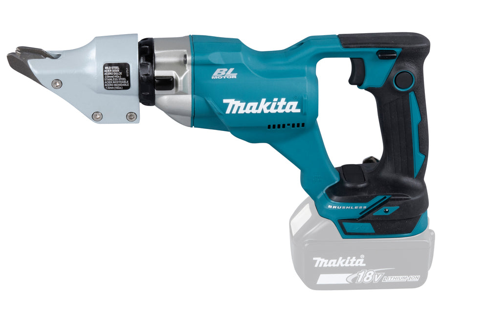 Makita Akku-Blechschere – präzise Schnitte mit LED-Beleuchtung und 360° Schneidkopf - DJS200Z