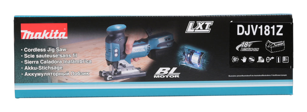 Makita Akku-Pendelhubstichsäge – 135 mm Schnittleistung & Soft No Load - DJV181Z