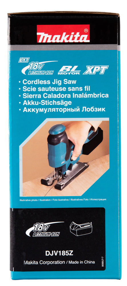Makita Akku-Pendelhubstichsäge – bürstenlos mit SoftNoLoad & LED - DJV185Z