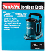 Makita Akku-Wasserkocher 18V LXT – mobiler Wasserkocher für Baustelle, Camping & Outdoor - DKT360Z