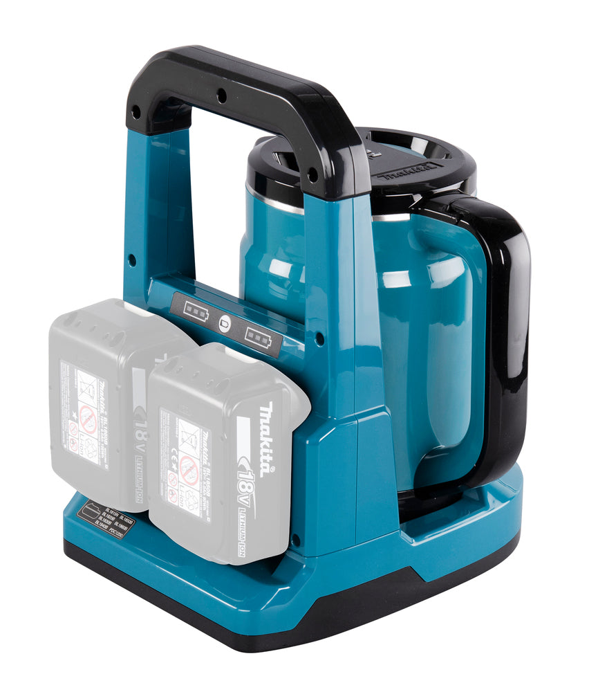 Makita Akku-Wasserkocher 18V LXT – mobiler Wasserkocher für Baustelle, Camping & Outdoor - DKT360Z