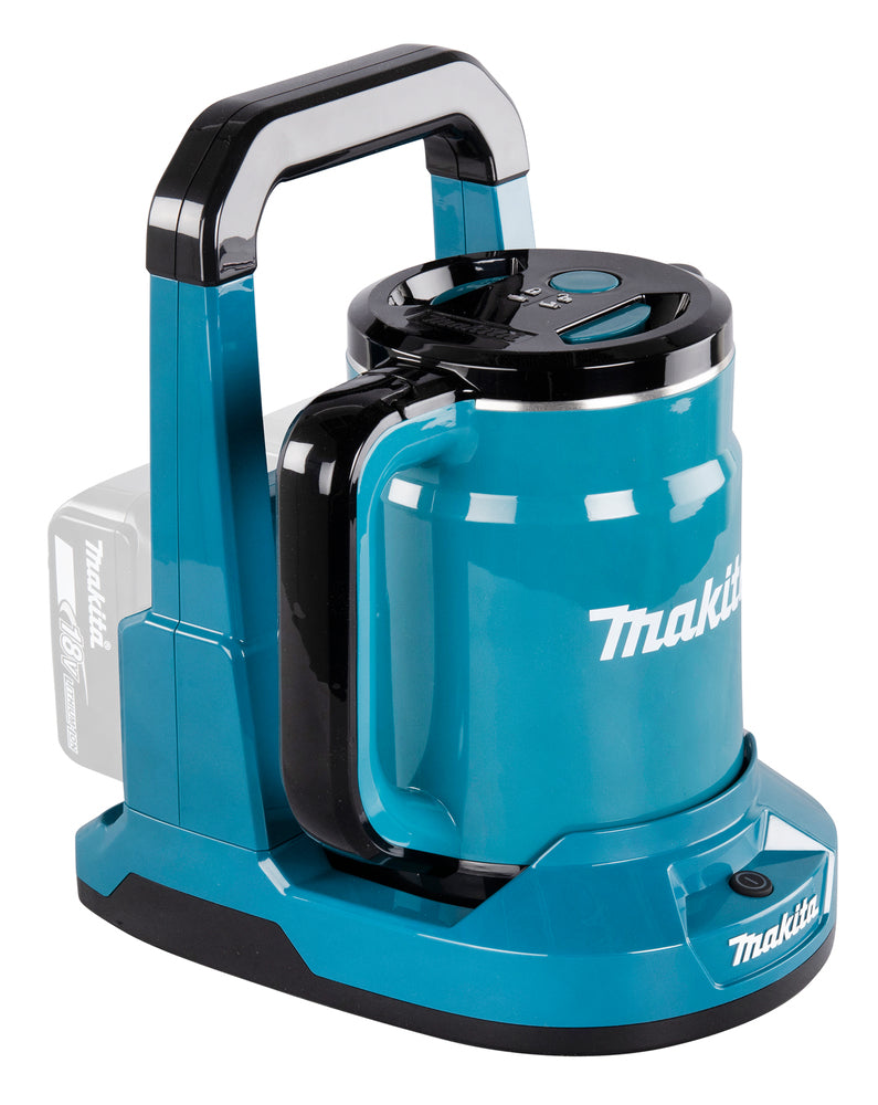 Makita Akku-Wasserkocher 18V LXT – mobiler Wasserkocher für Baustelle, Camping & Outdoor - DKT360Z