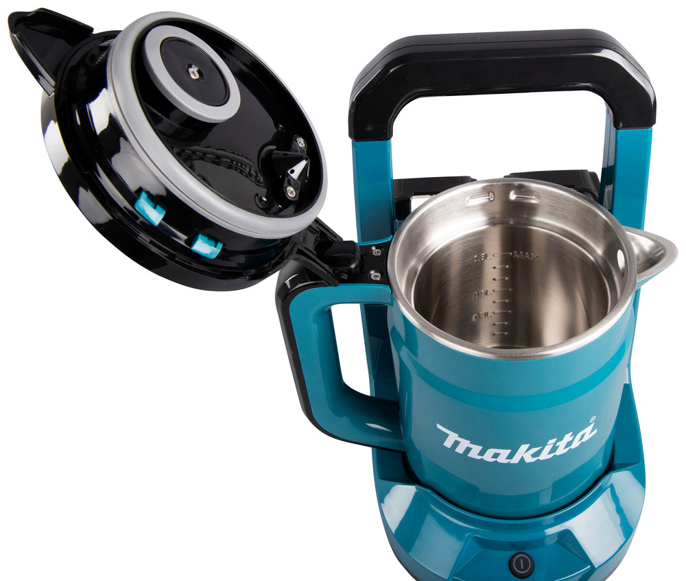 Makita Akku-Wasserkocher 18V LXT – mobiler Wasserkocher für Baustelle, Camping & Outdoor - DKT360Z