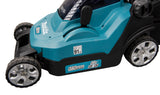 Makita Akku-Rasenmäher 2x18 V mit Kunststoffdeck – 38 cm Schnittbreite inkl. Ladegerät & Akkus - DLM382PM2