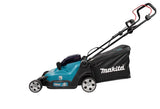 Makita Akku-Rasenmäher 2x18 V mit Kunststoffdeck und 43 cm Schnittbreite - DLM432Z