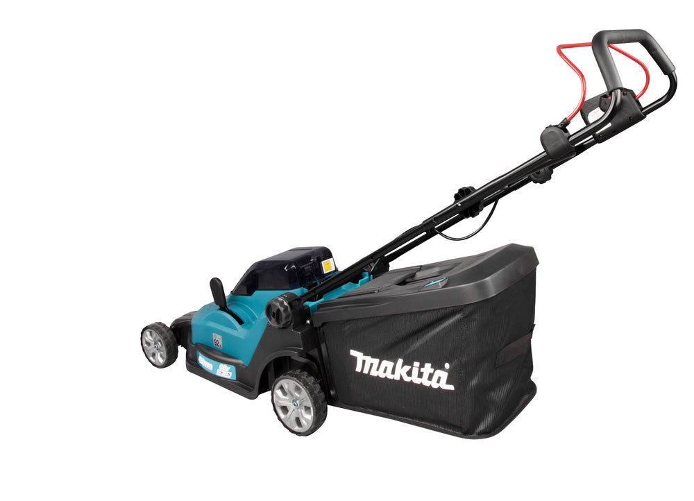 Makita Akku-Rasenmäher 2x18 V mit Kunststoffdeck und 43 cm Schnittbreite - DLM432Z