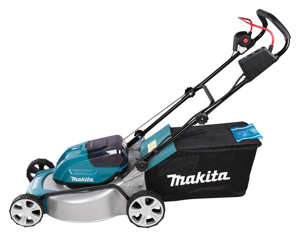 Makita Akku-Rasenmäher 2x18 V mit Stahldeck und 46 cm Schnittbreite - DLM463Z