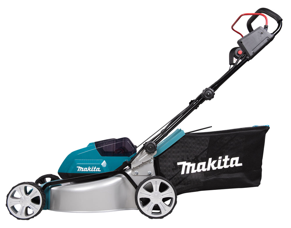Makita Akku-Rasenmäher 2x18 V mit Stahldeck und 46 cm Schnittbreite - DLM463Z