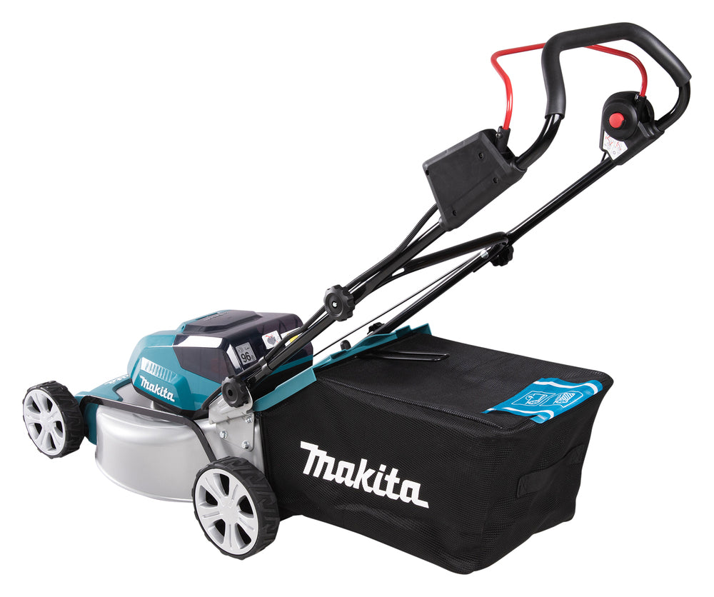Makita Akku-Rasenmäher 2x18 V mit Stahldeck und 46 cm Schnittbreite - DLM463Z