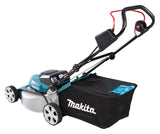 Makita Akku-Rasenmäher 2x18 V mit Stahldeck und 46 cm Schnittbreite - DLM463Z