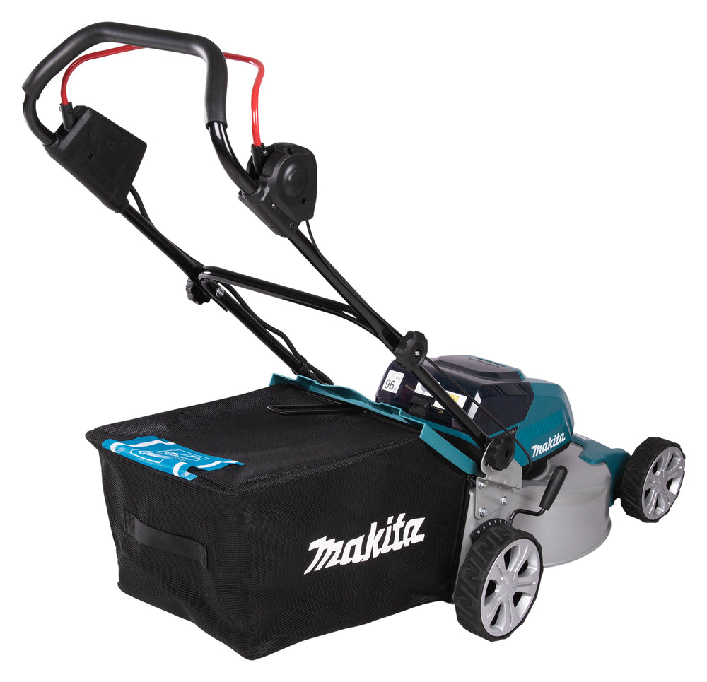 Makita Akku-Rasenmäher 2x18 V mit Stahldeck und 46 cm Schnittbreite - DLM463Z