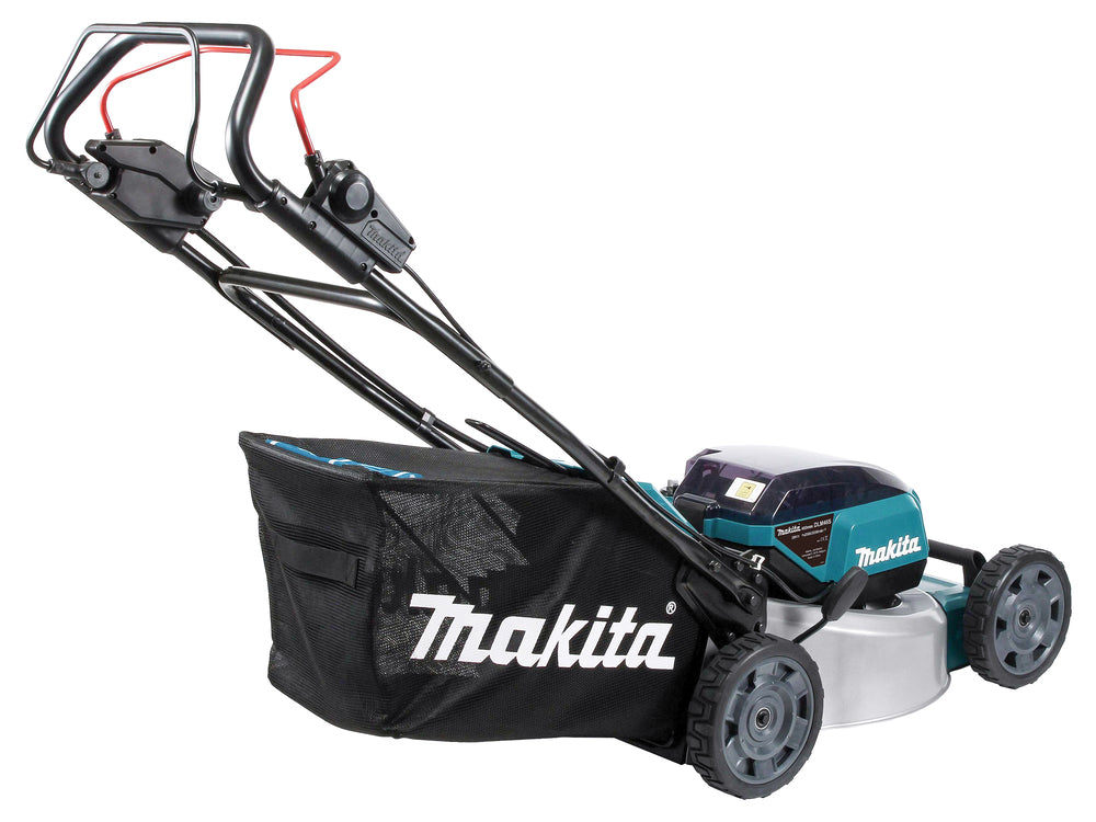Makita Akku-Rasenmäher 2x18 V mit Stahldeck für große Flächen - DLM465Z