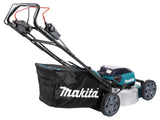 Makita Akku-Rasenmäher 2x18 V mit Stahldeck für große Flächen - DLM465Z