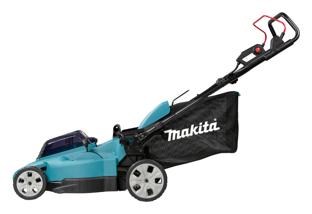 Makita Akku-Rasenmäher 2x18 V für mittelgroße Rasenflächen - DLM480PT2