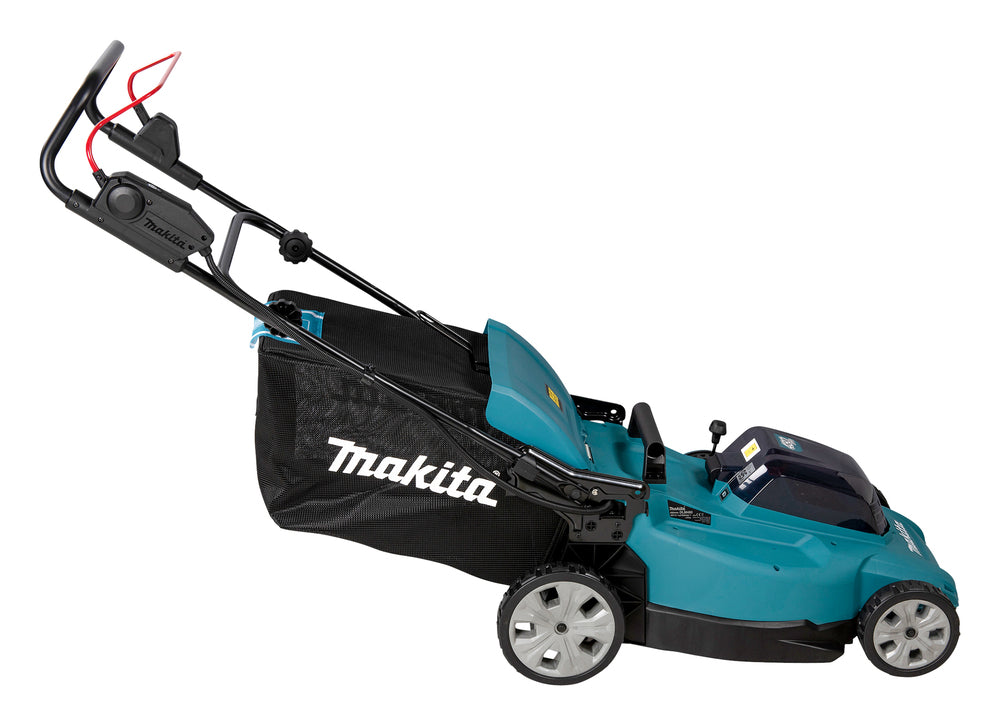 Makita Akku-Rasenmäher 2x18 V für mittelgroße Rasenflächen - DLM480PT2