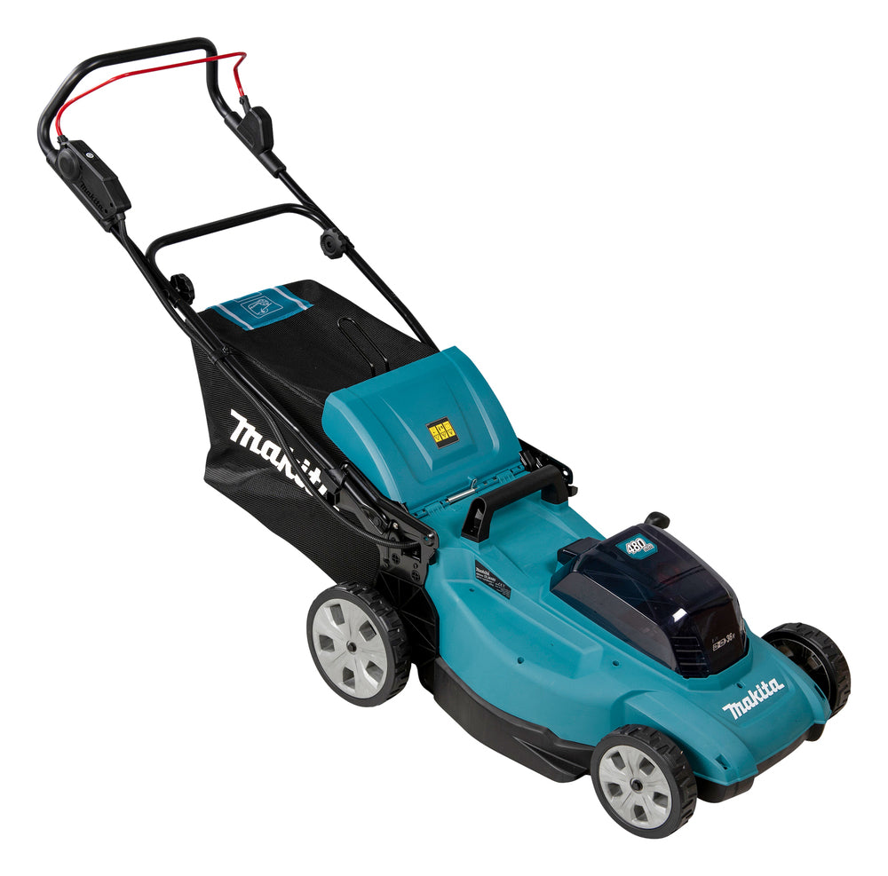 Makita Akku-Rasenmäher 2x18 V für mittelgroße Rasenflächen - DLM480PT2
