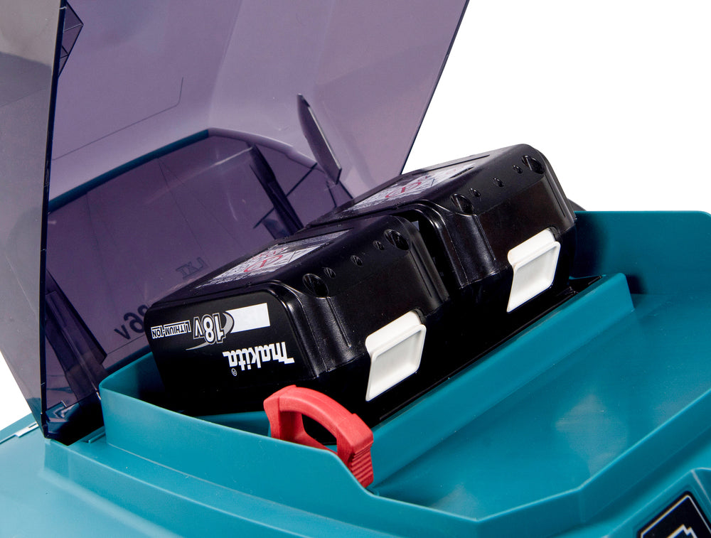 Makita Akku-Rasenmäher 2x18 V für mittelgroße Rasenflächen - DLM480PT2