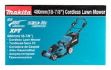 Makita Akku-Rasenmäher 2x18 V für mittelgroße Rasenflächen - DLM481Z
