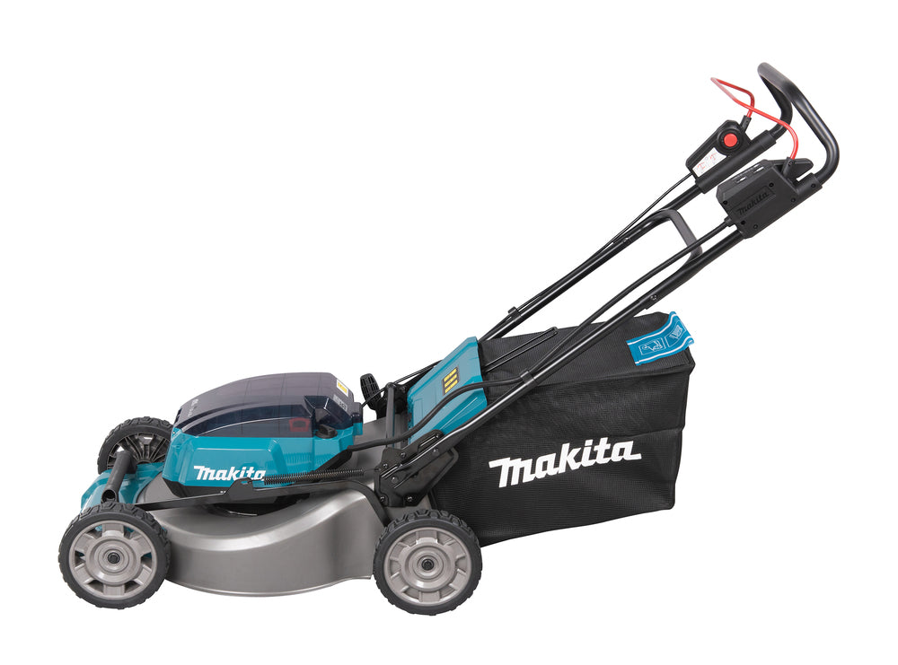 Makita Akku-Rasenmäher 2x18 V mit Stahldeck für große Rasenflächen - DLM534Z