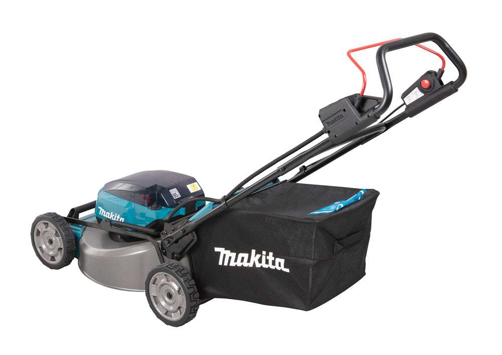 Makita Akku-Rasenmäher 2x18 V mit Stahldeck für große Rasenflächen - DLM534Z