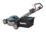 Makita Akku-Rasenmäher 2x18 V mit Stahldeck für große Rasenflächen - DLM534Z