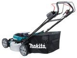 Makita Akku-Rasenmäher 2x18 V mit Stahldeck für große Rasenflächen - DLM536PT2