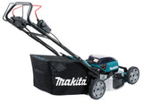 Makita Akku-Rasenmäher 2x18 V mit Stahldeck für große Rasenflächen - DLM536PT2