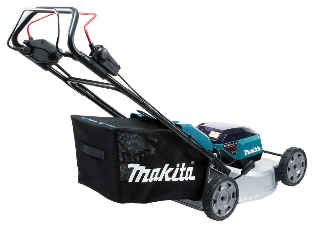 Makita Akku-Rasenmäher 2x18 V mit Aluminiumdeck für große Flächen - DLM537Z