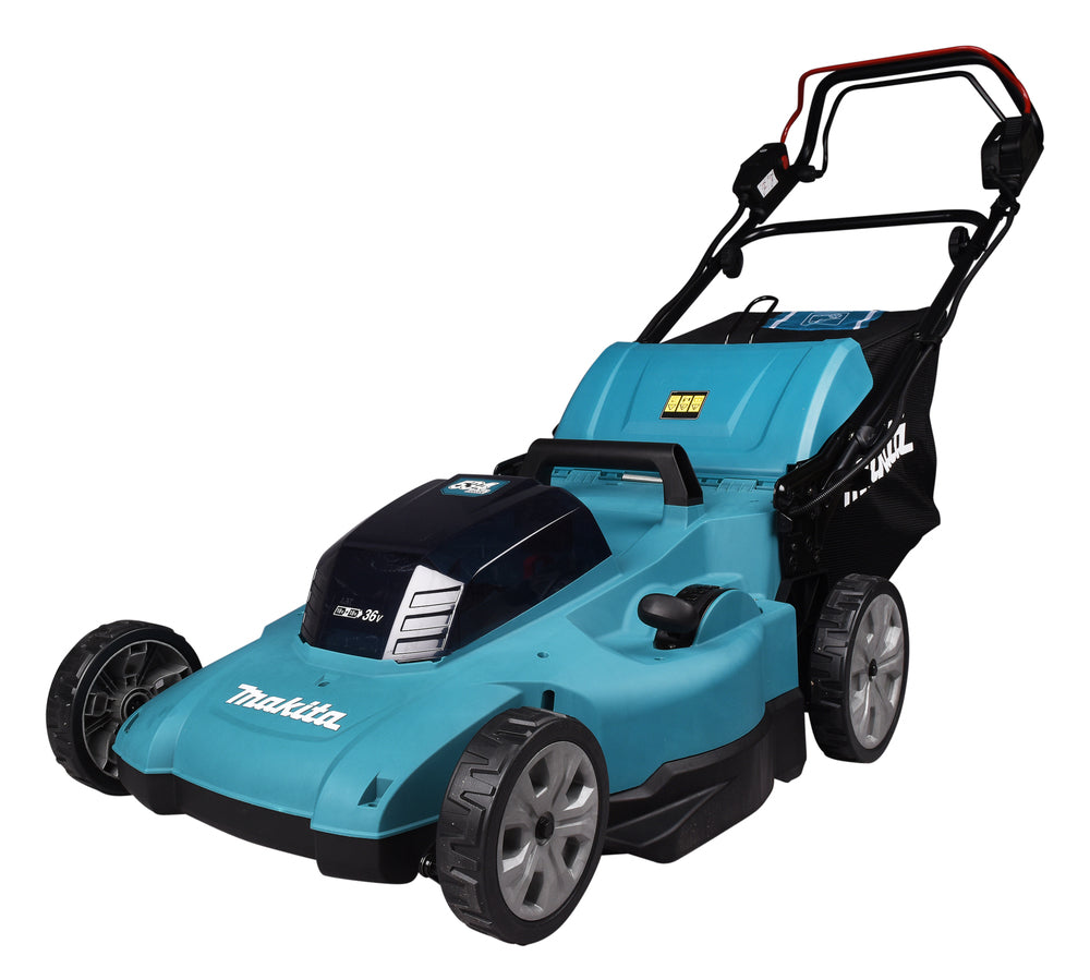 Makita Akku-Rasenmäher 2x18 V für mittelgroße Rasenflächen - DLM539Z