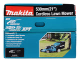 Makita Akku-Rasenmäher 2x18 V für mittelgroße Rasenflächen - DLM539Z