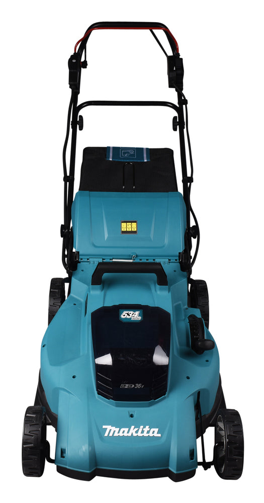 Makita Akku-Rasenmäher 2x18 V für mittelgroße Rasenflächen - DLM539PT2
