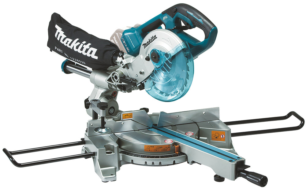 Makita Akku-Kapp- und Gehrungssäge – Dual-Slide-System, 52 x 300 mm, bürstenlos & ADT - DLS714NZ