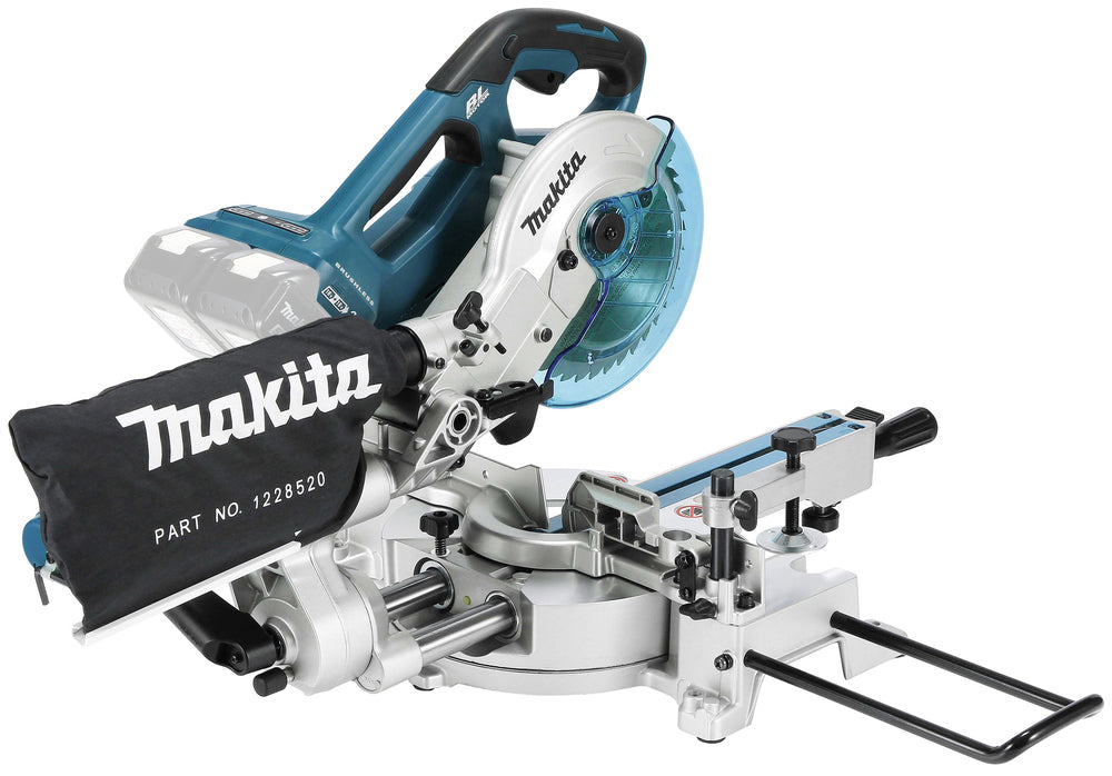 Makita Akku-Kapp- und Gehrungssäge – Dual-Slide-System, 52 x 300 mm, bürstenlos & ADT - DLS714NZ