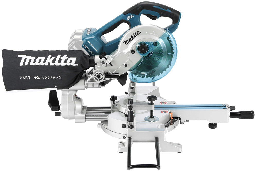 Makita Akku-Kapp- und Gehrungssäge – Dual-Slide-System, 52 x 300 mm, bürstenlos & ADT - DLS714NZ