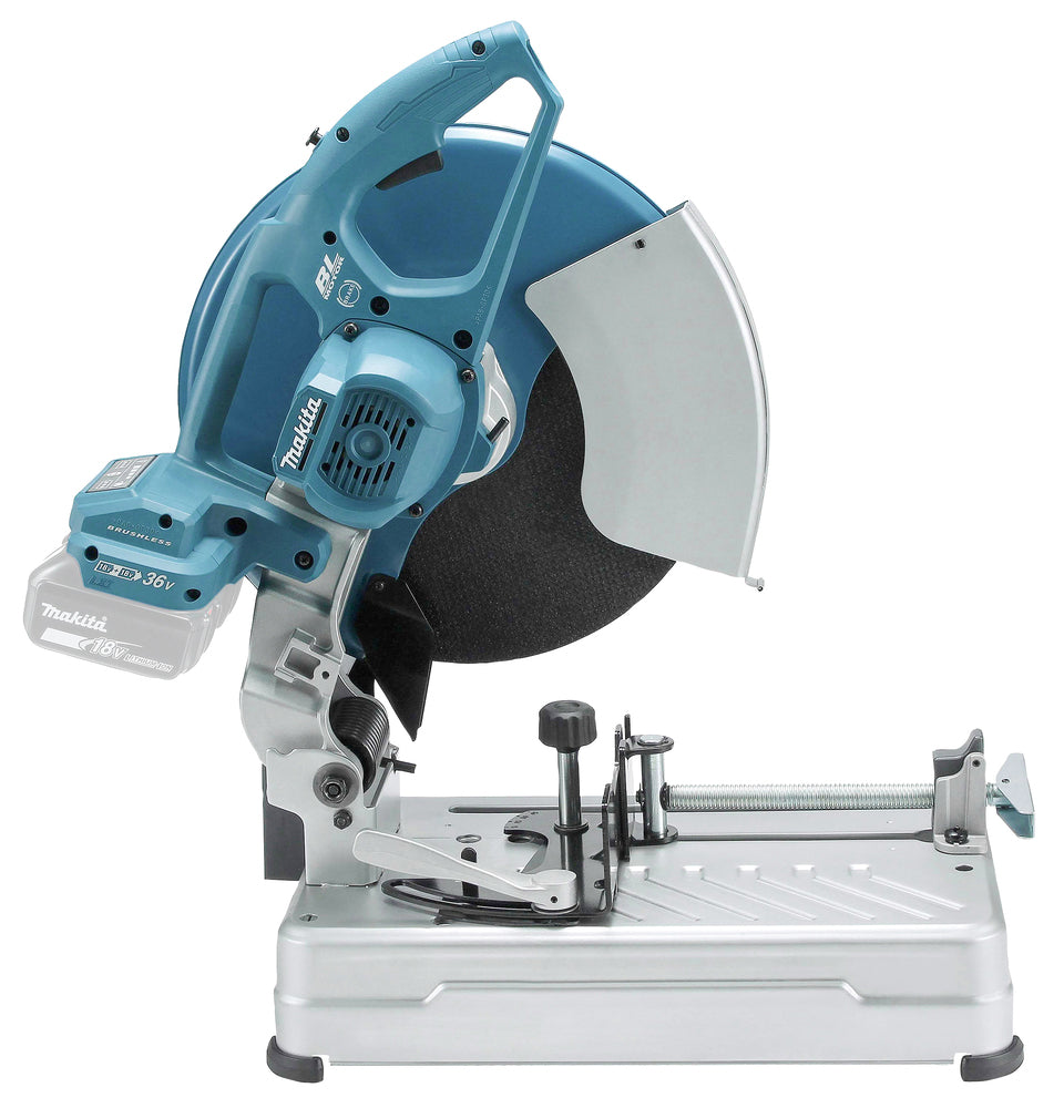 Makita Akku-Trennschleifmaschine – 36 V Power, bürstenlos & sicherer Funkenflug - DLW140Z