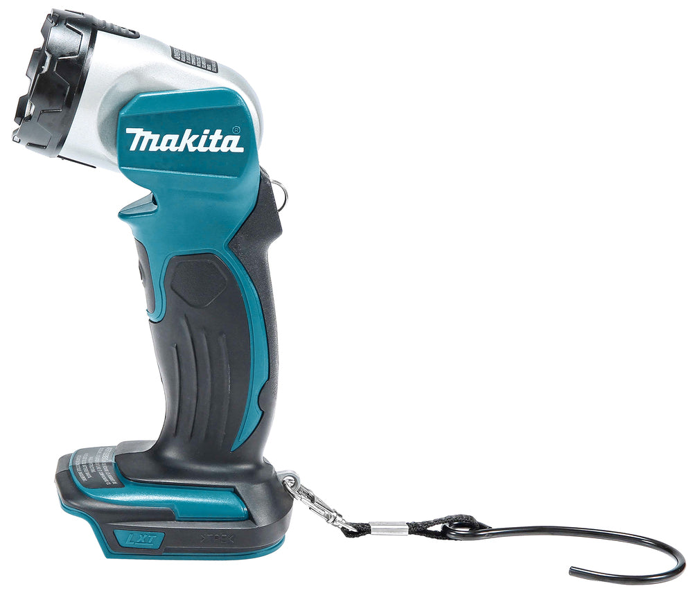 Makita Akku-Handleuchte – 180 Lumen, 12-fach verstellbarer Kopf & 25h Laufzeit (18V) - DEBDML802
