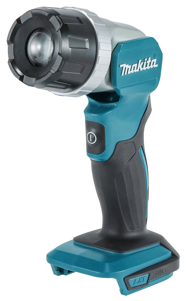 Makita LED-Akku-Handstrahler – Zoomfunktion, 12-fach verstellbarer Kopf & 26h Laufzeit (18V) - DEBDML808