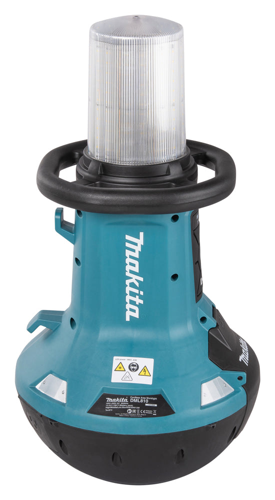 Makita LED-Flächenbeleuchtung 18V | 1.500–5.500 lm, 360° Licht & Hybridbetrieb - DEADML810